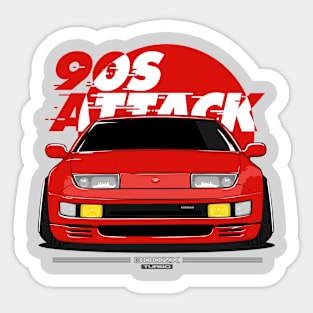 Nissan 300 ZX 90s JDM Car t-shirt Sticker